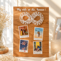 Customized infinity love photo frame