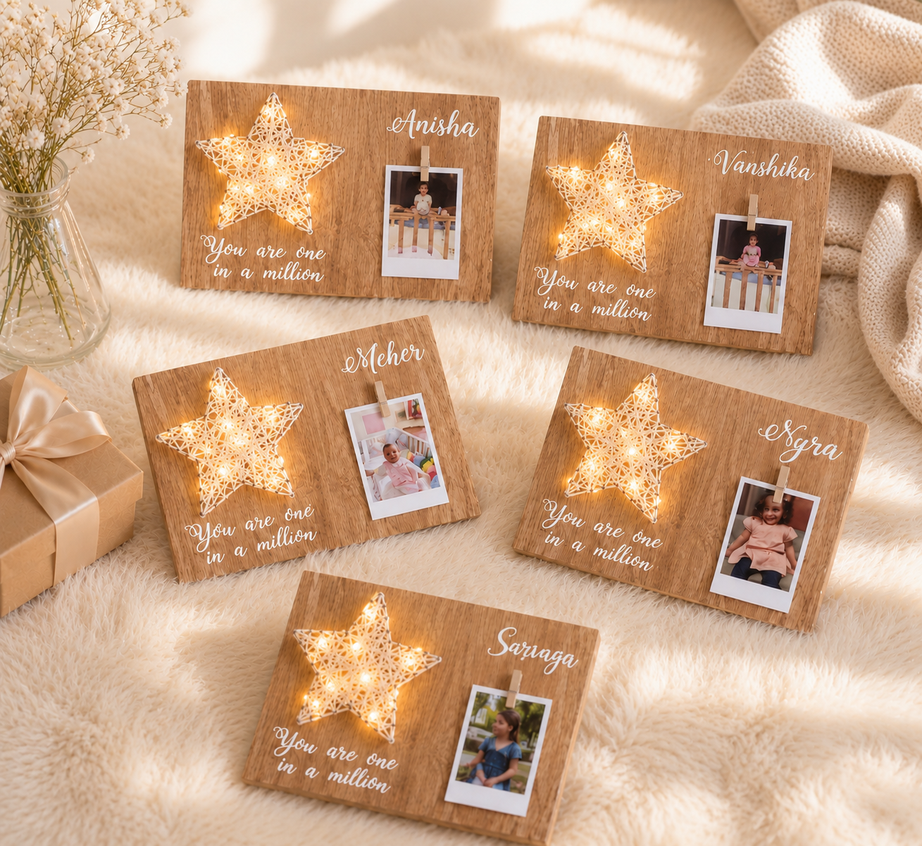 String art star frame