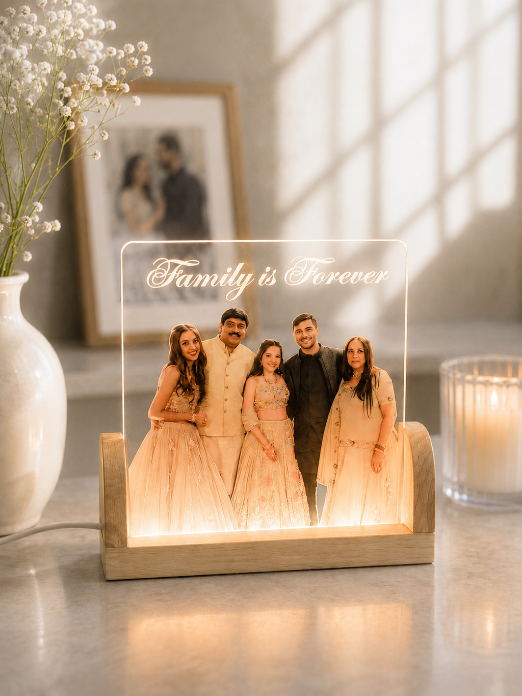 Our Love Story Lamp