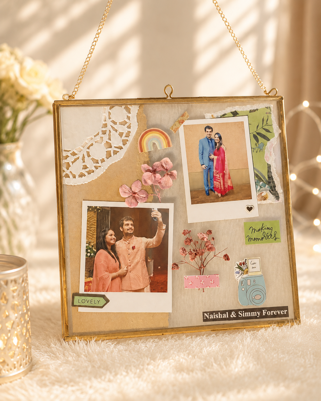 Vintage Glass Frame