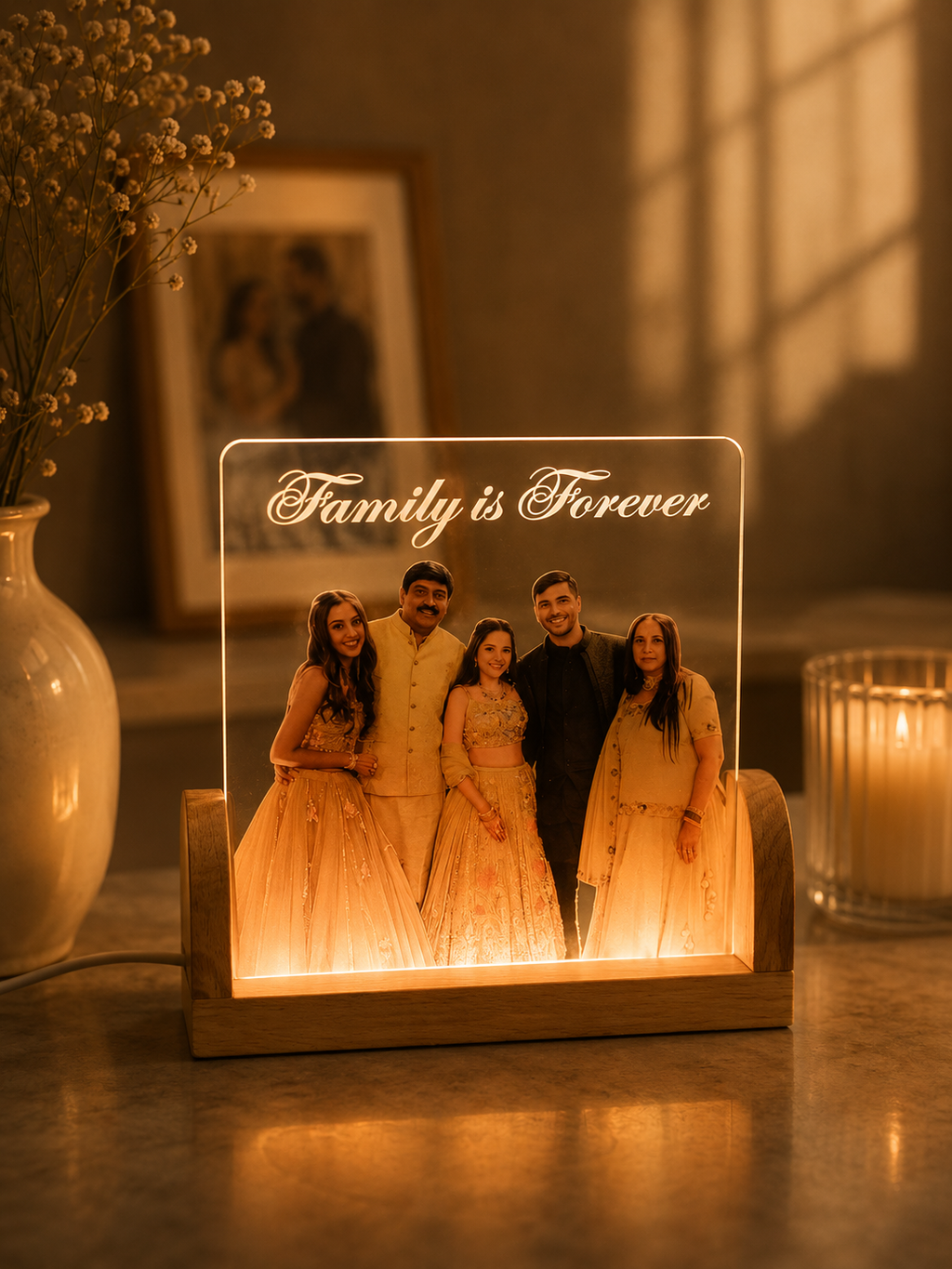 Our Love Story Lamp