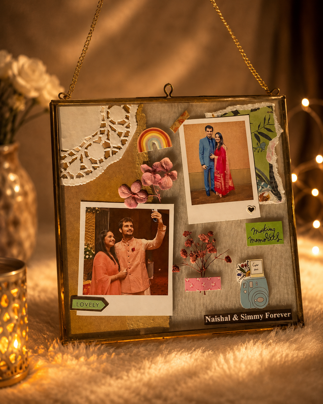 Vintage Glass Frame