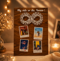 Customized infinity love photo frame