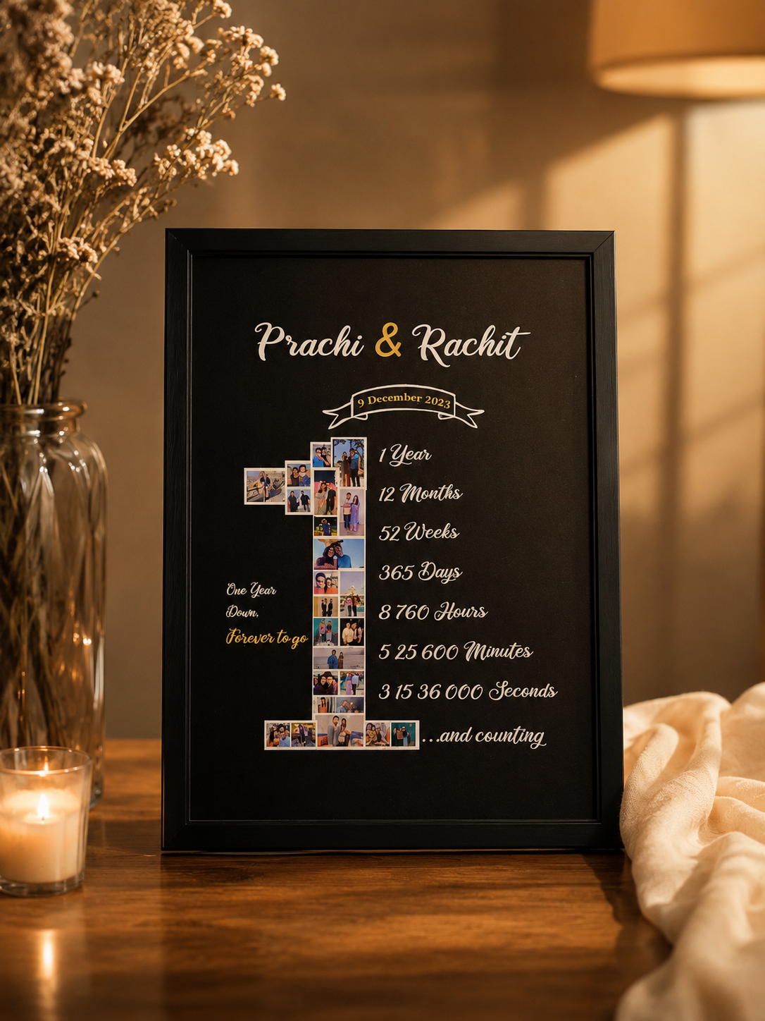 1st Anniversary frame